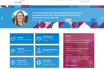 Nieuwe homepage Verenso.nl