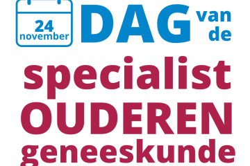 Persbericht: 24 november: Dag van de specialist ouderengeneeskunde