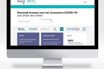 Artsenfederatie KNMG brengt alle medische-wetenschappelijke COVID-19 informatie bij elkaar 